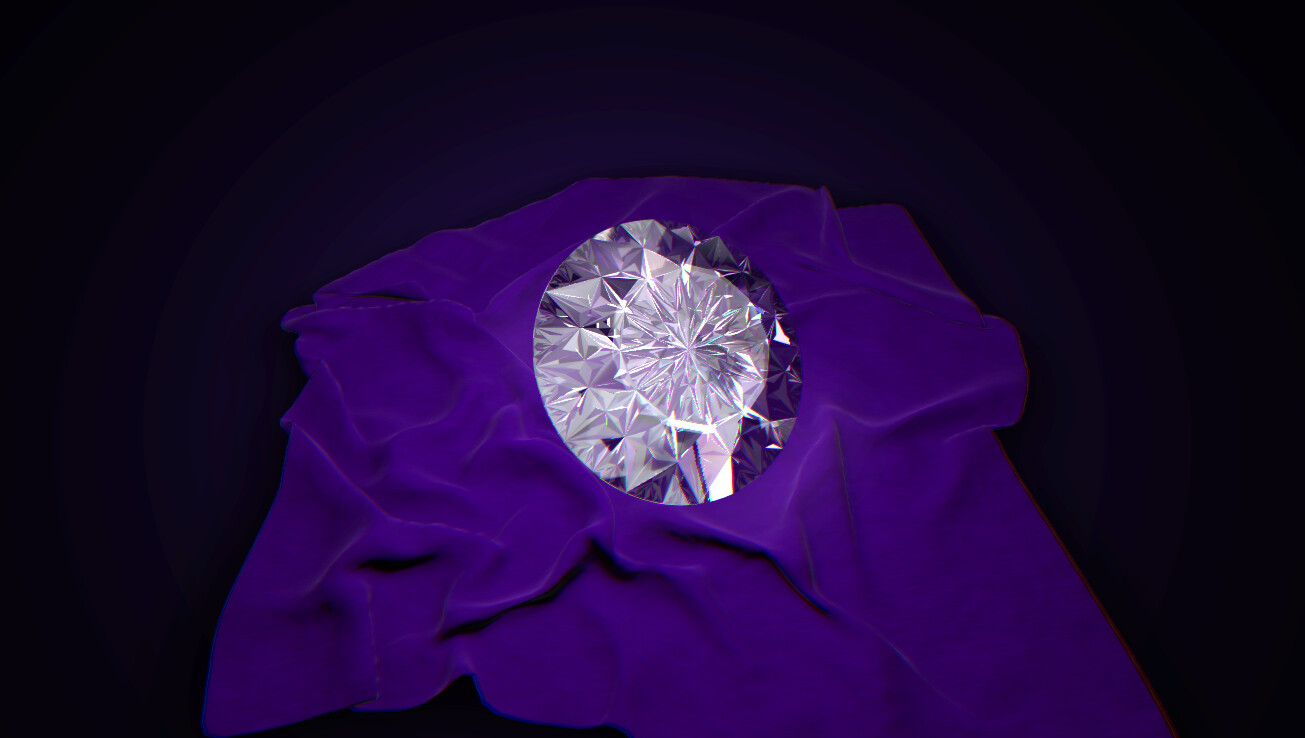 Демонстрационная модель алмаза